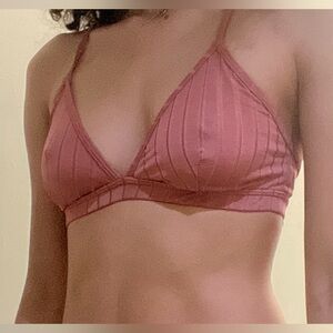 pink bralette top